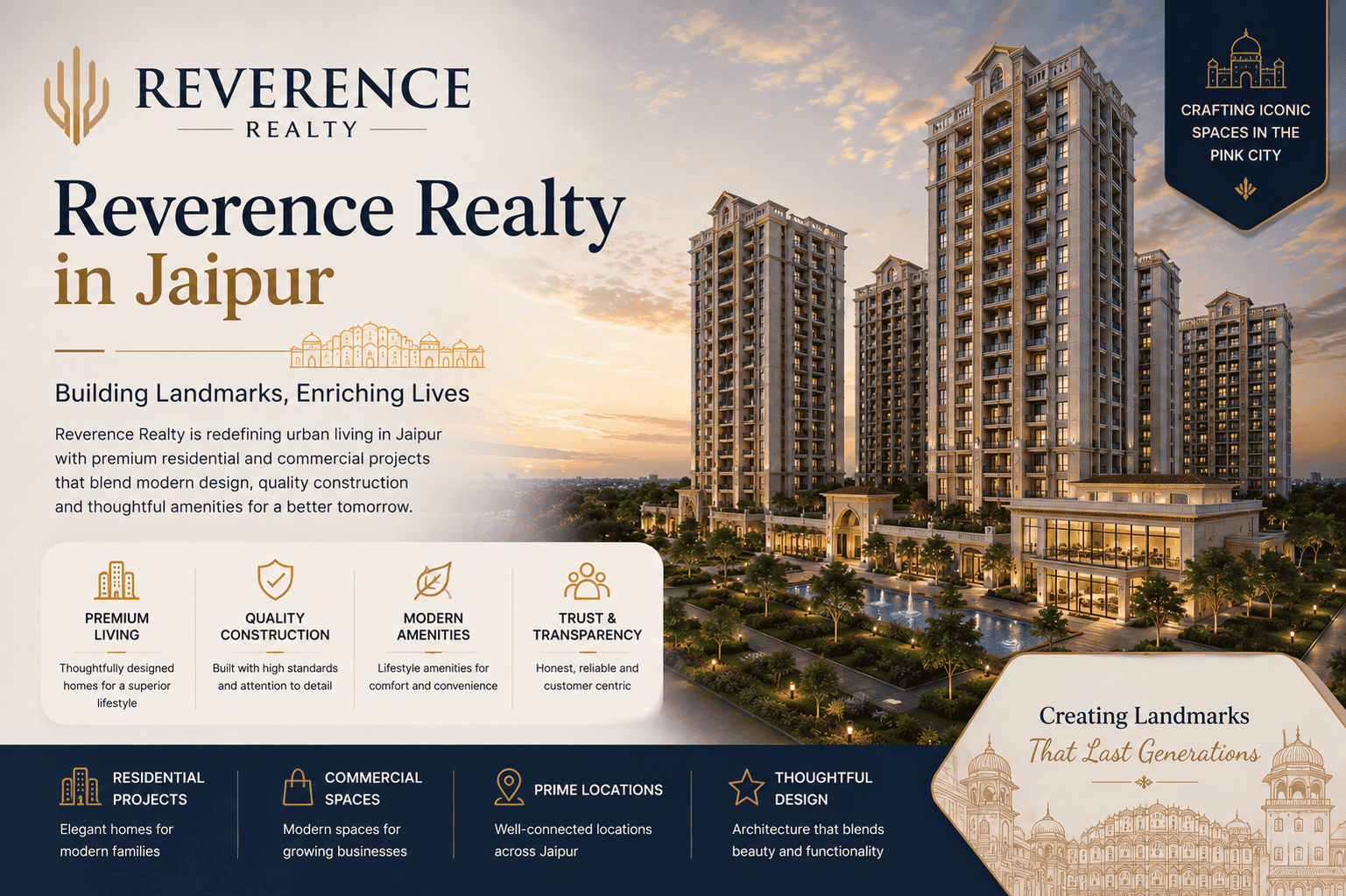 Reverence Realty Projects in Jaipur